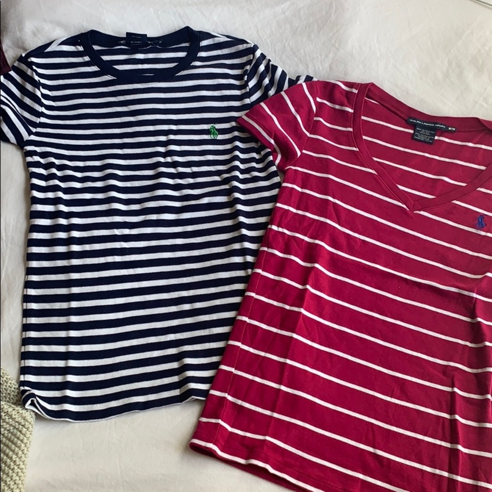 LOT OF 2 Ralph Lauren short sleeve tees